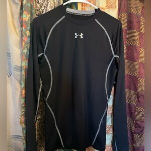 Under Armour Black and Gray Performance Top